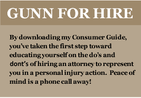 Hire J. Scott Gunn P.A. for your Personal Injury Attorney needs